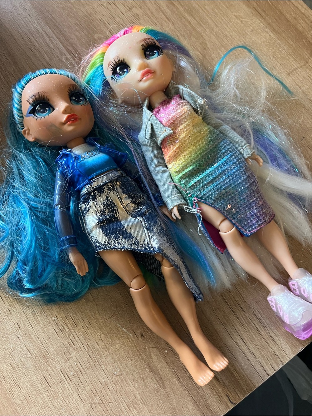 Rainbow High Doll Lot Skyler Bradshaw Amaya Raine Rainbow World Incomplete As Is